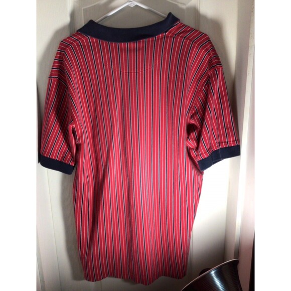 Vintage Ivy Crew Explorer USA Red White Blue XL Polo - Picture 12 of 16